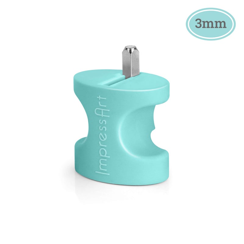 ImpressArt - Simple Strike Metal Stamping Jig, Easy-Grip Stamp Holder for Metal Hand Stamping (3mm) - Image 1